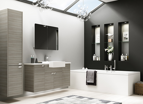 spacious and contemporary design for bathrooms Oswestry, Shrewsbury & Welshpool